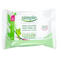 Tesco  Simple Kind To Eyes Eye Make-Up Remover Pads 30S