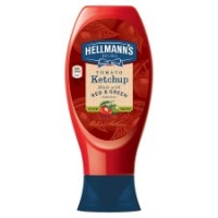 Tesco  Hellmanns Ketchup With Red And Green Tomatoes 430Ml
