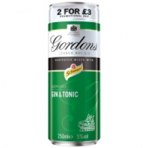 Gordons Gin & Tonic 250ml £1.45