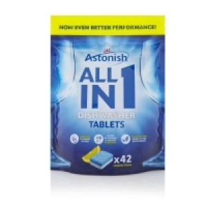 Astonish All In 1 Dishwasher Tablets (42 Pack) £2.99