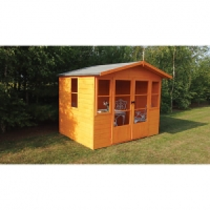 Wickes Milton Double Door Timber Summerhouse - 8 x 6 ft