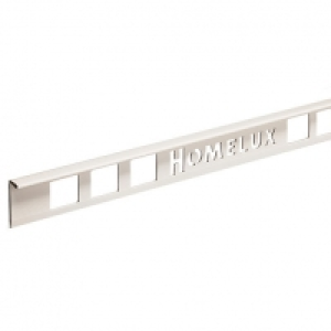 Homelux 8mm PVC Straight Edge Soft Cream Tile Trim