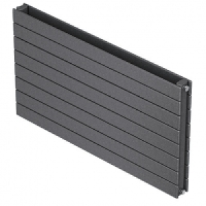QRL Slieve Double Panel Horizontal Designer Radiator - Gunme