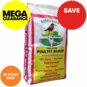 Early Bird Pelleted Poultry Manure 15kg £1.19