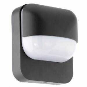 EGLO Outdoor Square Black Wall Light