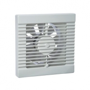 Manrose White 150mm/6 Timer Fan Blister Pack