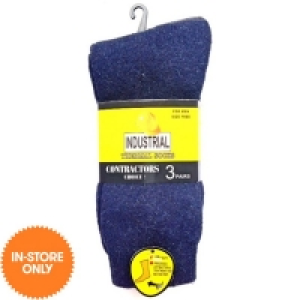 Work Socks 3 Pack £2.39