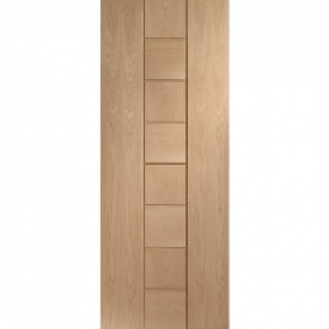 XL Messina Internal Oak Veneer Fire Door 8 Panel 1981 x 838m
