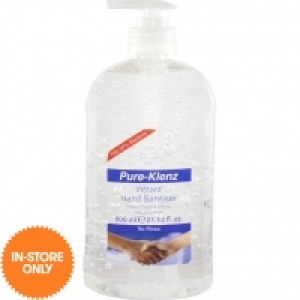 JTF  Pure Klenz Hand Sanitizer Gel 600ml