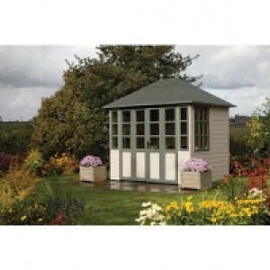 Rowlinson Chatsworth Double Door Summerhouse - 9 x 7 ft