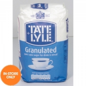Tate & Lyle Granulated Sugar 1kg £0.59