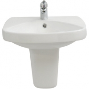 Wickes Eco Basin with Semi Pedestal 512mm £30.00