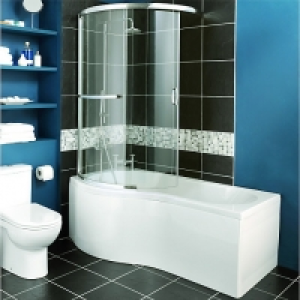 Wickes Two Panel Sliding Shower Bath Screen Left Hand £800.00