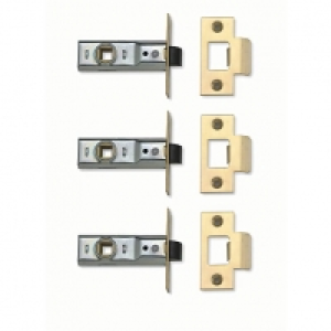 Yale P-M888-PB-64-3 Tubular Latch Brass 64mm Pack 3 £13.29