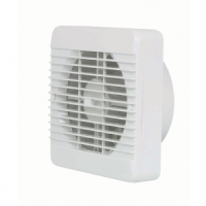 Manrose Kitchen Fan with Pullcord 150mm White WK150HB