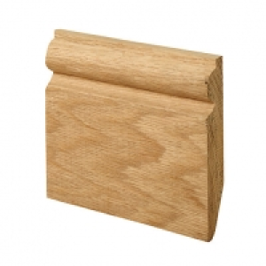 Wickes Dual Purpose Chamfered/Torus Oak Skirting 19 x 119 x