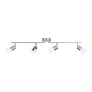 Philips Decagon LED 4 Bar Spotlight Chrome & Frosted Glass £59.99