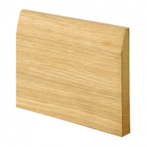 Wickes Real Oak Veneer Chamfered Skirting 15 x 120 x 2400mm
