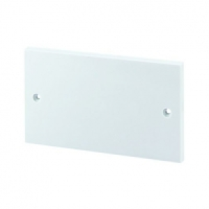 Wickes Blanking Plate 2 Gang White £0.57