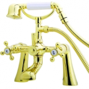 Wickes Classic Bath Shower Mixer Gold