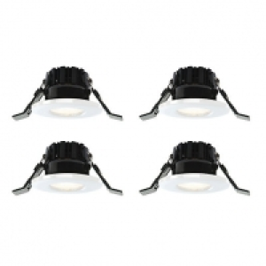 Shield LED 400 Integrated LED Downlight Fixed White 4 Pack