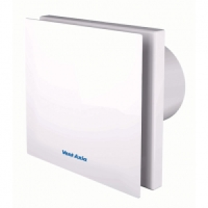 Vent-axia Silent Bathroom Fan with Timer White 100mm 446659