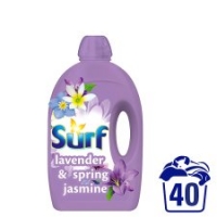 Tesco  Surf Lavender Washing Liquid 40 Washes 1.4L