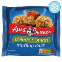 Tesco  Aunt Bessies 12 Sage And Onion Stuffing Balls 310G