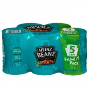 Heinz Beanz Family Pack 5 x 415g £2.00