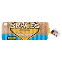 Iceland  Braces Family Bread Wholemeal Thick 800g