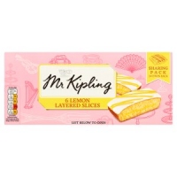 Iceland  Mr Kipling 6 Lemon Layered Slices