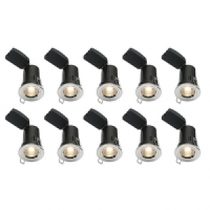 Saxby Shield Plus Mv Firerated Downlight Fixed Chrome 10 Pac