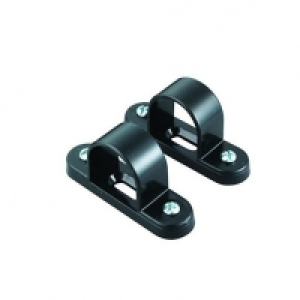 Wickes Conduit Spacer Bar Saddle Black 25mm 2 Pack