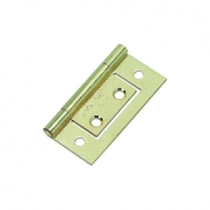 Wickes Flush Hinge Brass Plated 51mm 2 Pack £2.49