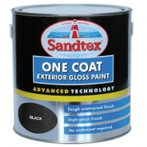 Sandtex 1 Coat Exterior Gloss Black 2.5L £30.00