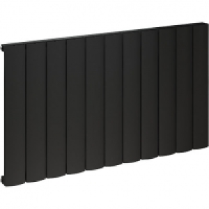 Kudox Alulite Arc Designer Radiator - Black 600 x 1040 mm