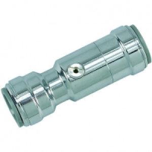 John Guest Speedfit Isolating Valve Chrome 15mm £10.49