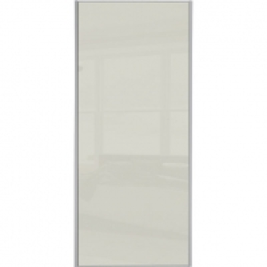 Wickes Sliding Wardrobe Door Silver Framed Single Panel Soft &pound;89.99
