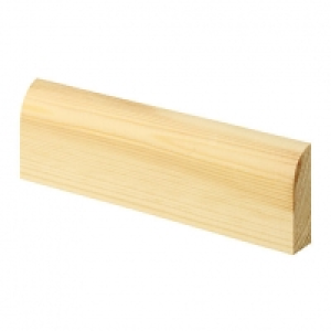 Wickes Pine Large Round Architrave 15 x 45 x 2100mm Pack 5