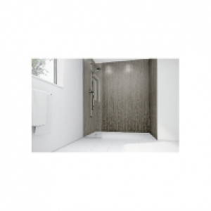 Wickes Milanese Stone Laminate1700x900mm 3 sided Shower Pane &pound;930.00