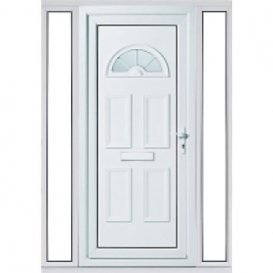 Wickes Carolina 2 Sidelight Upvc Door Set 2085 x 1520mm Left &pound;679.00