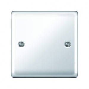 Wickes Blanking Plate 1 Gang Polished Chrome Raised Plate £4.99