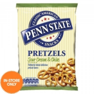Penn State Sour Cream & Chive Pretzels 175g £0.99