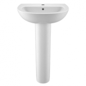 Wickes Newport Basin with Full Pedestal 550mm £73.99