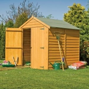 Wickes Double Door Windowless Overlap Apex Shed - 6 x 6 ft