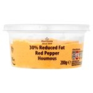 Morrisons 30% Reduced Fat Red Pepper Houmous £1.10