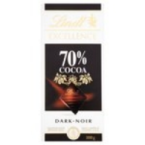 Lindt Excellence 70% Cocoa Dark Chocolate £1.97