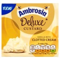 Morrisons  Ambrosia Deluxe Custard Vanilla with Clotted