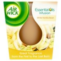 Morrisons  Airwick Infusion Candle White Vanilla Bean