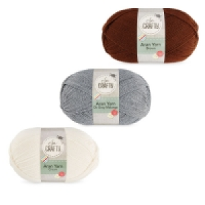 Aldi  So Crafty Aran Yarn